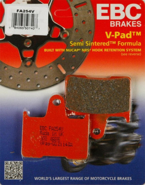 Ebc Fa254V 2014-2020 Harley-Davidson Sportster 883 Low Rear Brake Pads