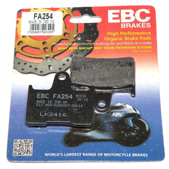 Ebc Fa254 2014-2020 Harley-Davidson Sportster 883 Low Rear Brake Pads