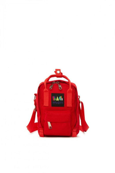 Bagmori Red Cross Square Parachute Mini Bag