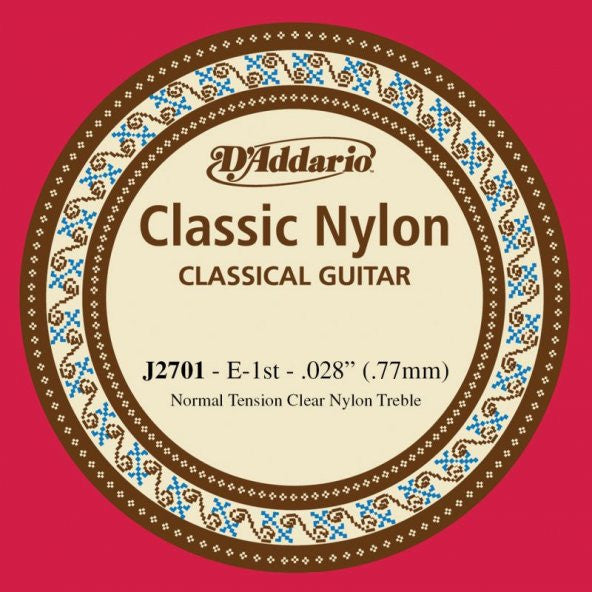 Daddario J2701 Klasik Tekstil Temiz Naylon Normal Gerilim MI