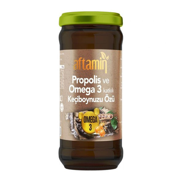 Carob Extract Containing Aftamine Omega 3 And Propolis 640 G (With Spoon)