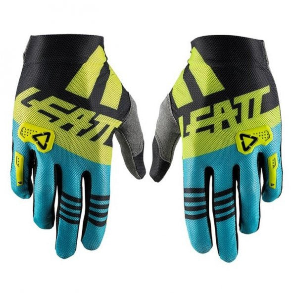 Leatt Gpx 1.5 Blue Yellow Protective Gloves