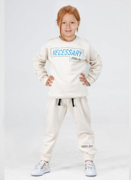 LupiaKids Necessary Girl's Tracksuit Bottom Top Set LP-22WIN-047