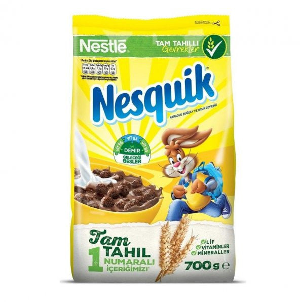 Nestle Nesquik Whole Grain Cereal 700 Gr