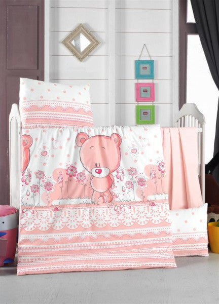 Komfort Home Baby Sleeping Set 100% Cotton / Pinky