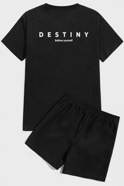 Destiny Print Shorts Set