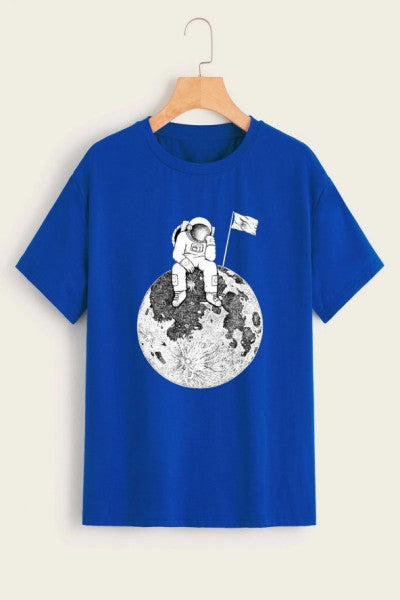 Flag Astronaut Printed Tshirt