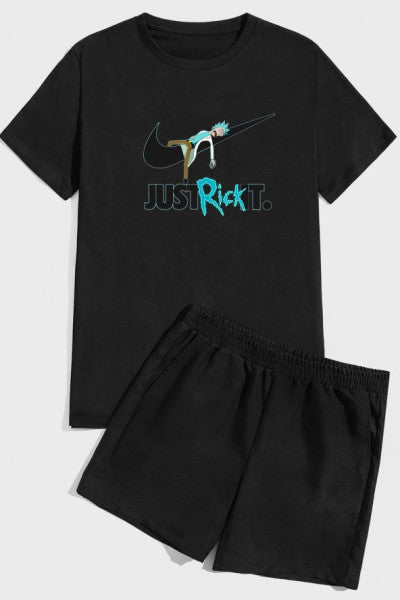 Just Print Shorts Set