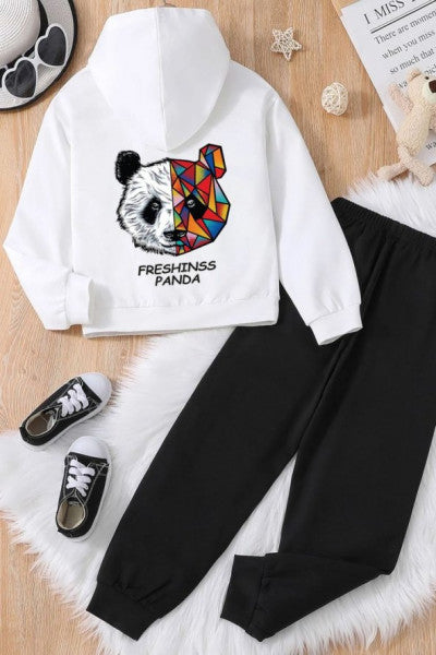 مجموعة ملابس الأطفال Panda Trackteلة