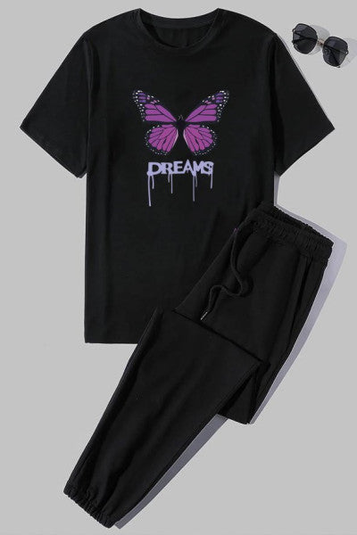 Unisex Dream Butterfly 2-Piece Tracksuit Set