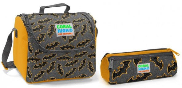 Coral High Bat Boy Lunch Box And Pencil Holder Set - Thermo
