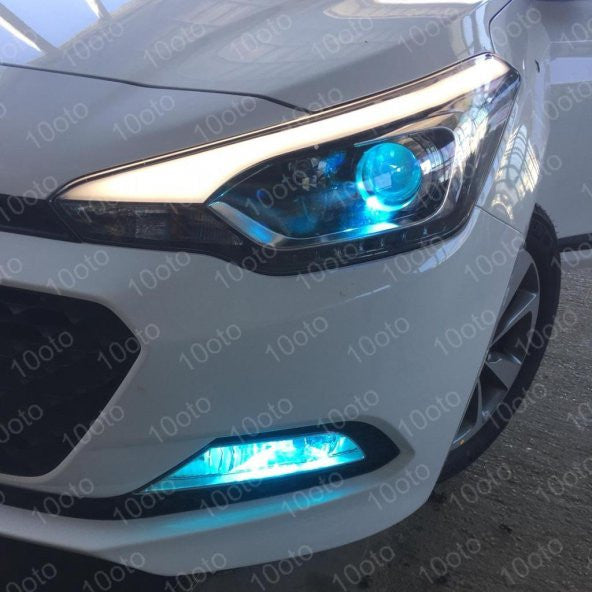 H4 10Auto Crystal Blue Led Xenon 9000 Lumens Lightning Effect