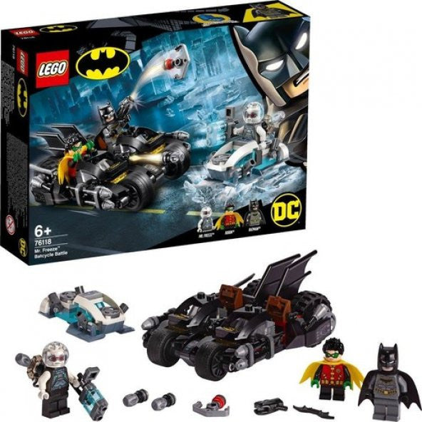 Lego Super Heroes 76118 Freeze Batcycle Battle