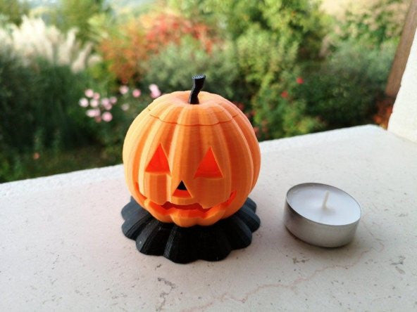 Halloween Pumpkin Plastic Apparatus