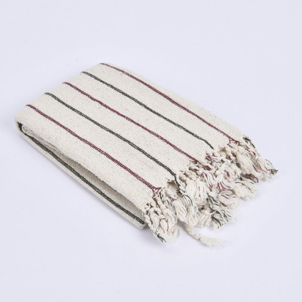 Peace Silk And Natural Cotton Thick Woven Shawl