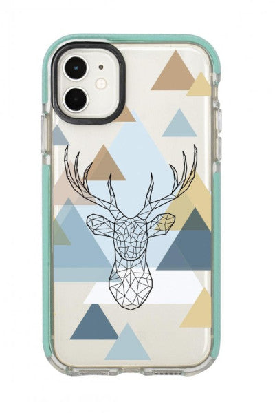 Iphone 12 Mini Polygon Deer Candy Bumper Silicone Phone Case