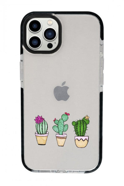 Iphone 13 Pro Max Triple Cactus Candy Bumper Shock Absorbing Silicone Phone Case