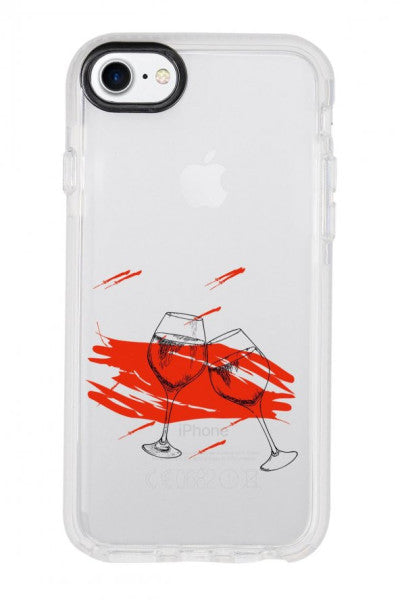 Iphone 8 Spilled Wine Candy Bumper Silicone Phone Case
