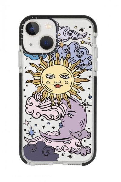 İphone 13 Sun Moon Casetify Shock Absorbing Silicone Phone Case