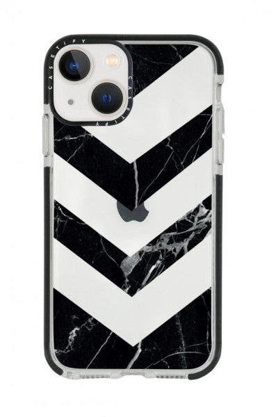 İphone 13 Marble Triangle Casetify Shock Absorbing Silicone Phone Case
