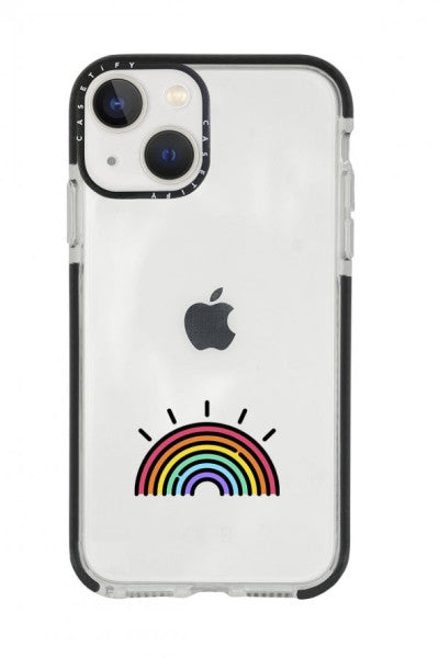 İphone 13 Rainbow Casetify Shock Absorbing Silicone Phone Case