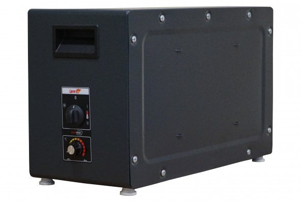 Heatbox Board Smoked Color Single Phase Electric Fan Heater 2000/4000 Watt
