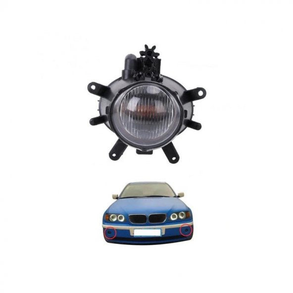 Bmw E46 Sedan-Touring Fog Light Right-Left New Model 63176911007