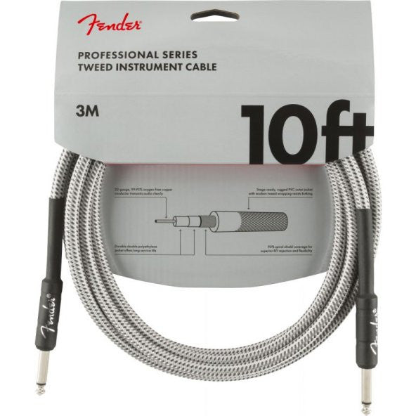 Fender Pro Inst White Tweed 10 cables