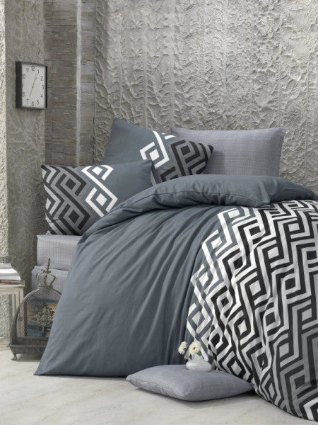 Komfort Home Single Polycotton Duvet Cover Set (Yaren)