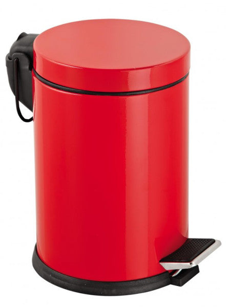 Foreca Step Trash Can Red 5 L