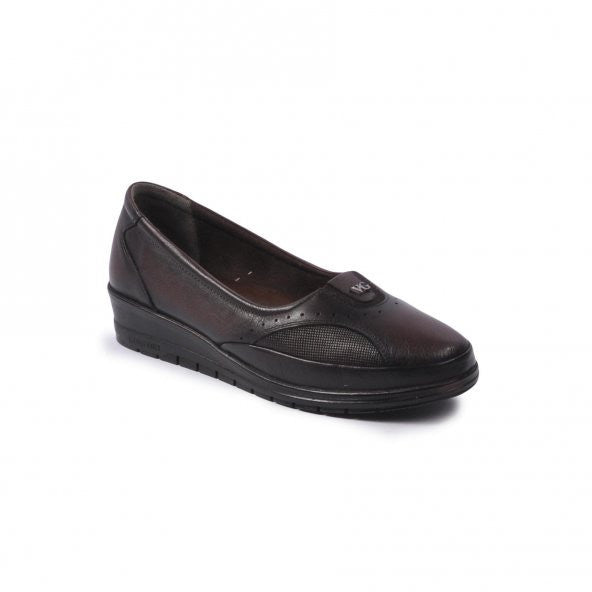 Voyager Genuine Leather Brown Women's Casual Shoes