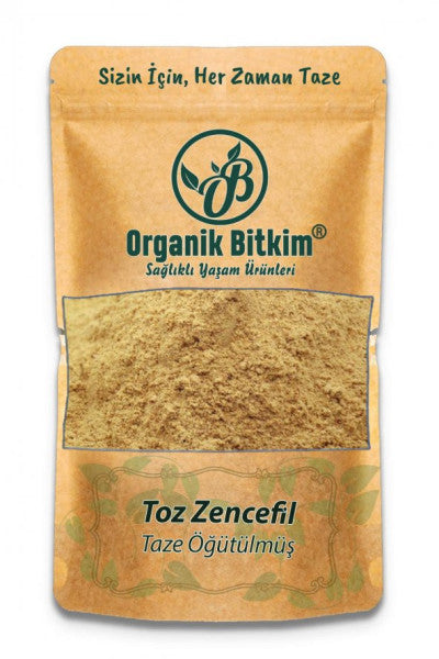 Organik Bitkim - Organic Ground Ginger Powder - 1000 gr