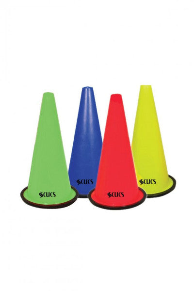 Scucs 38 Cm Training Cones 10 Pcs Mixed Color Scx 1101