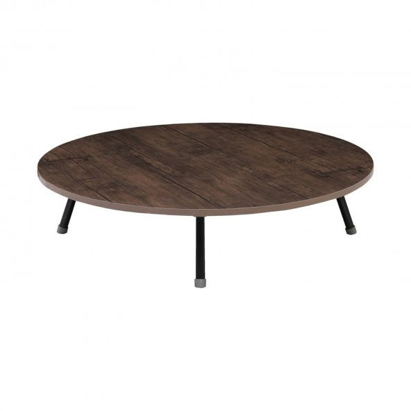 Foldable Leg Wooden Floor Table 90 cm