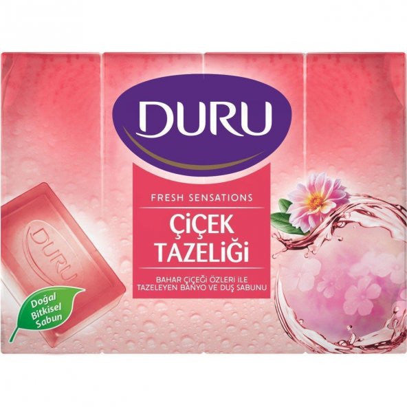 Duru Shower Soap Fresh Flowers 4 Pcs 600 Gr