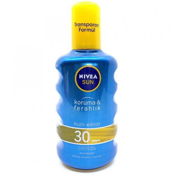 Nivea Sun Cooling Transparent Sun Spray Spf 30 200Ml