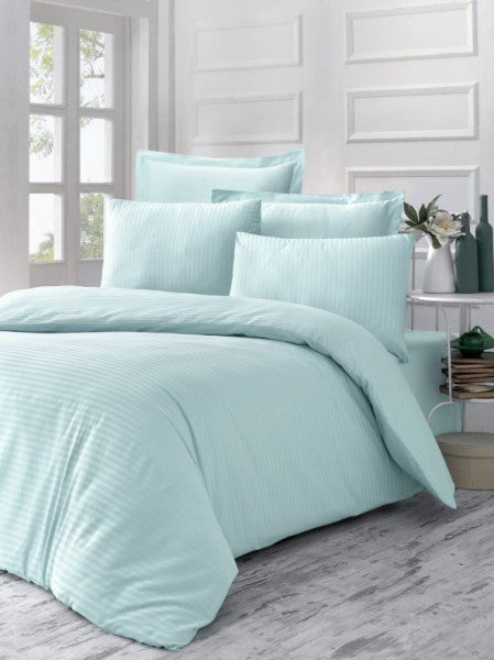 Komfort Home Single Exclusive Deluxe Satin Duvet Cover Set (Ln Mint)