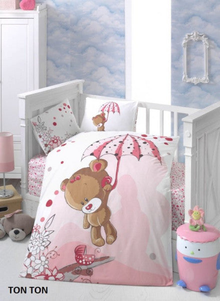 Komfort Home Baby Sleeping Set 100% Cotton (Duvet And +2 Pillows)