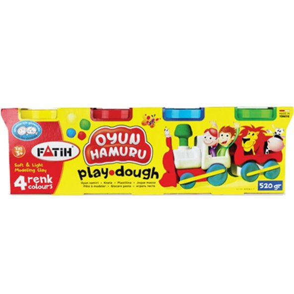 Fatih Play Dough 520 GR 4 Colors 50061
