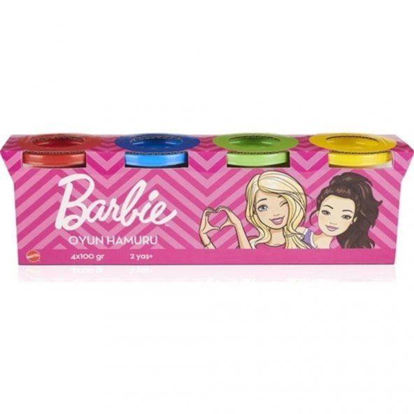 Barbie Play Dough 4 Pieces (4x100 Gr.) GPN18