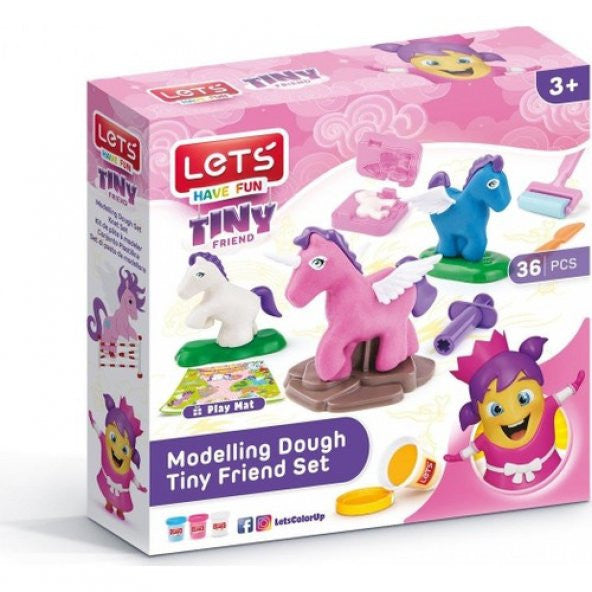 Lets Play Dough Tiny Little Friend Set 75 Gr 36 Pieces L-8494