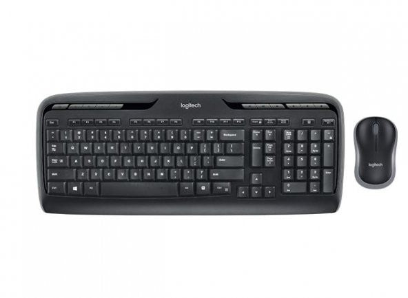 Logitech Mk330 Multimedia Wireless Q Keyboard Mouse Set