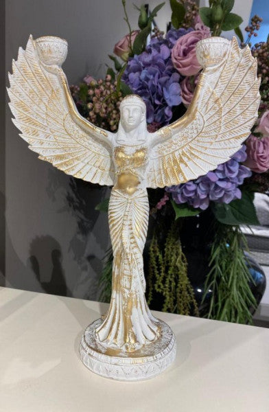 Isis Angel Wing Candlestick Trinket