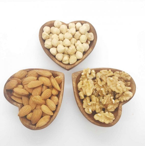 3 Mixed Nuts ( Raw Almond + Walnut + Hazelnut ) 1500 Grams