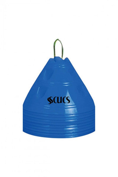 Scucs Large Training Cones 10 Pcs Blue Scx-1082