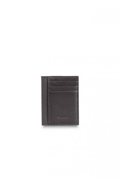 Guard Brown Genuine Leather Card Holder