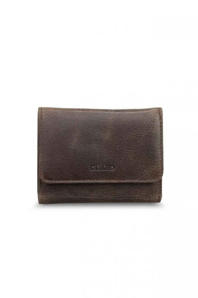 Guard Crazy Brown Women's Wallet With Coin Compartment