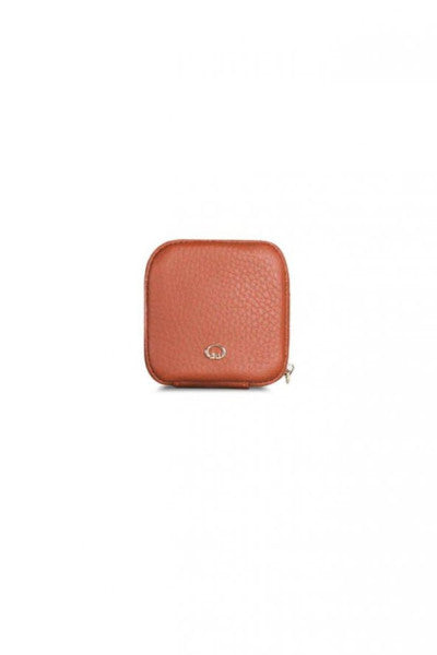 Guard Airpods Headphone Case Taba Zippered Genuine Leather Mini Accessory Bag