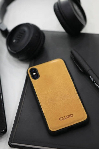 Guard Antique Leather Yellow Iphone X / Xs Case