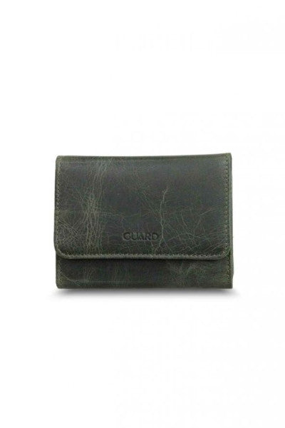 Guard Crazy Green Women's Wallet With Coin Compartment